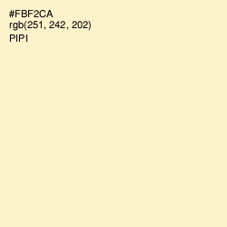 #FBF2CA - Pipi Color Image