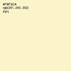 #FBF3CA - Pipi Color Image