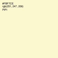 #FBF7CE - Pipi Color Image