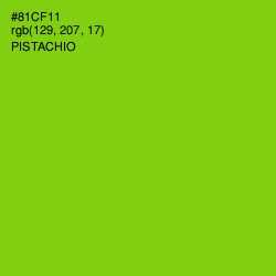 #81CF11 - Pistachio Color Image