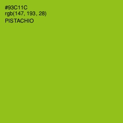 #93C11C - Pistachio Color Image