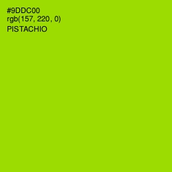 #9DDC00 - Pistachio Color Image