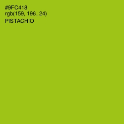 #9FC418 - Pistachio Color Image