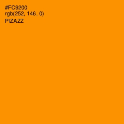 #FC9200 - Pizazz Color Image