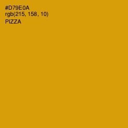 #D79E0A - Pizza Color Image