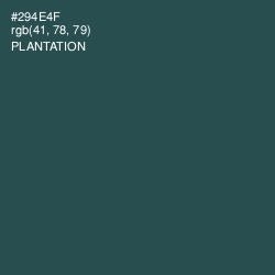 #294E4F - Plantation Color Image