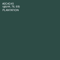 #2C4C45 - Plantation Color Image