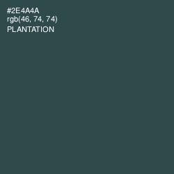 #2E4A4A - Plantation Color Image