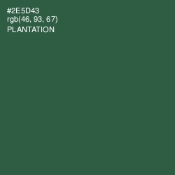 #2E5D43 - Plantation Color Image