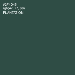 #2F4D45 - Plantation Color Image
