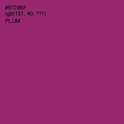 #97286F - Plum Color Image
