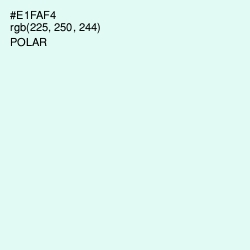 #E1FAF4 - Polar Color Image
