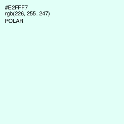 #E2FFF7 - Polar Color Image