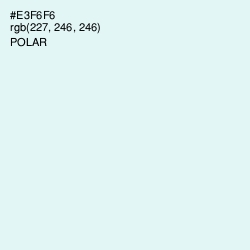 #E3F6F6 - Polar Color Image