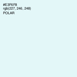 #E3F6F8 - Polar Color Image