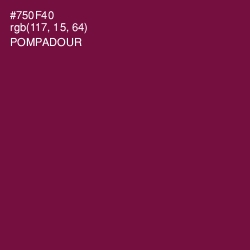 #750F40 - Pompadour Color Image