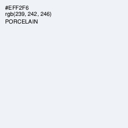 #EFF2F6 - Porcelain Color Image