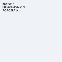 #EFF2F7 - Porcelain Color Image