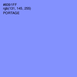 #8391FF - Portage Color Image