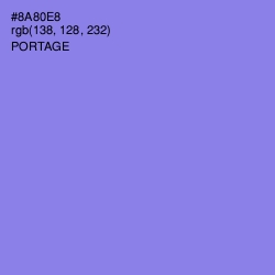#8A80E8 - Portage Color Image