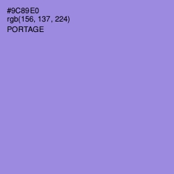 #9C89E0 - Portage Color Image