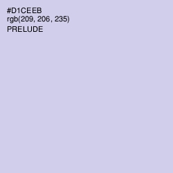 #D1CEEB - Prelude Color Image