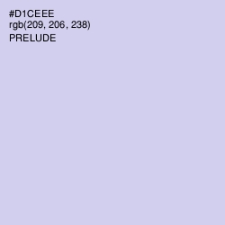 #D1CEEE - Prelude Color Image