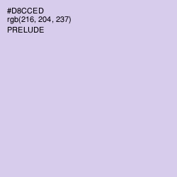 #D8CCED - Prelude Color Image