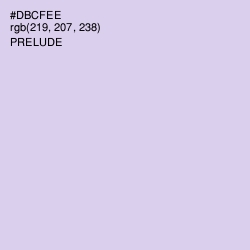 #DBCFEE - Prelude Color Image