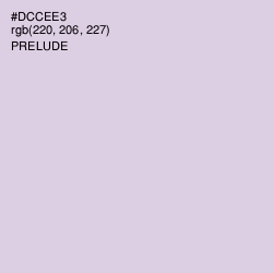 #DCCEE3 - Prelude Color Image