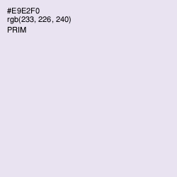 #E9E2F0 - Prim Color Image