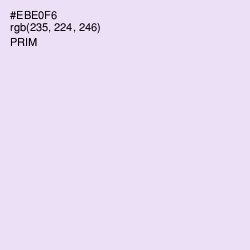 #EBE0F6 - Prim Color Image