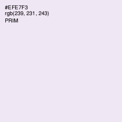 #EFE7F3 - Prim Color Image