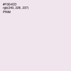 #F0E4ED - Prim Color Image