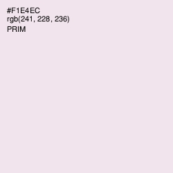 #F1E4EC - Prim Color Image