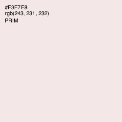 #F3E7E8 - Prim Color Image