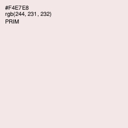 #F4E7E8 - Prim Color Image