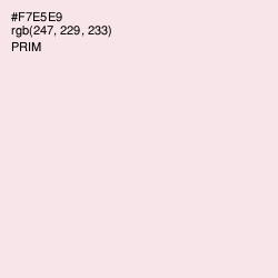 #F7E5E9 - Prim Color Image