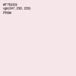 #F7E6E9 - Prim Color Image