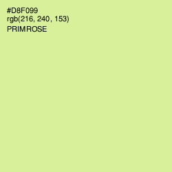 #D8F099 - Primrose Color Image