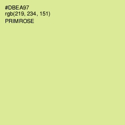 #DBEA97 - Primrose Color Image