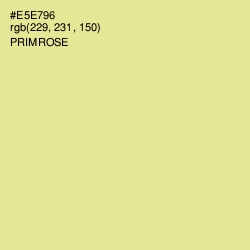 #E5E796 - Primrose Color Image