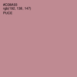 #C08A93 - Puce Color Image