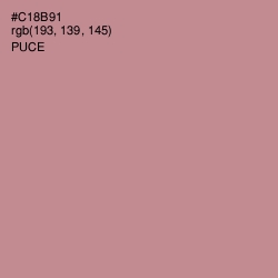 #C18B91 - Puce Color Image