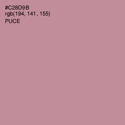 #C28D9B - Puce Color Image