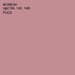 #C28E94 - Puce Color Image