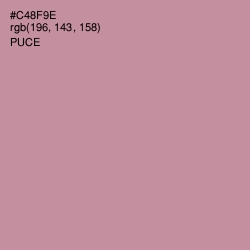 #C48F9E - Puce Color Image