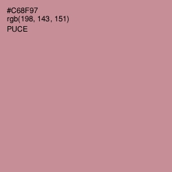 #C68F97 - Puce Color Image