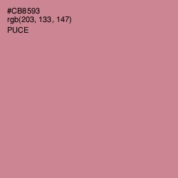 #CB8593 - Puce Color Image