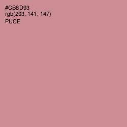 #CB8D93 - Puce Color Image